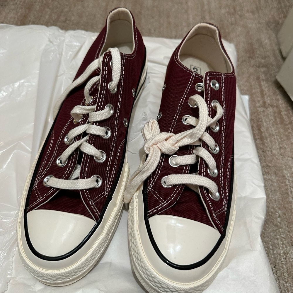Converse Burgundy Chuck 70 Vintage Sneakers